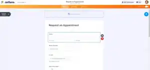 The Jotform Form editor