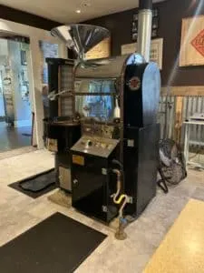 A roaster at Fante's Coffee House