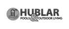 hublar pools logo gray
