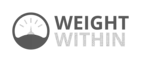 weight within logo gray