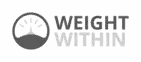 weight within logo gray